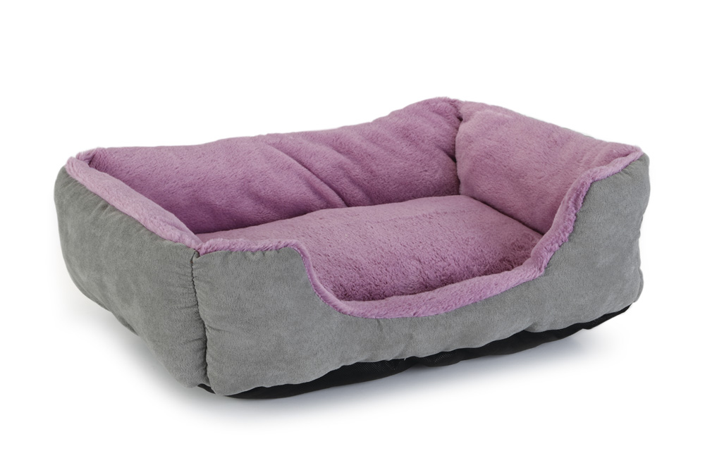BEEZTEES PLUCHE LIGBED BABOO KAT GRIJS PAARS 48 X 37 X 18 CM