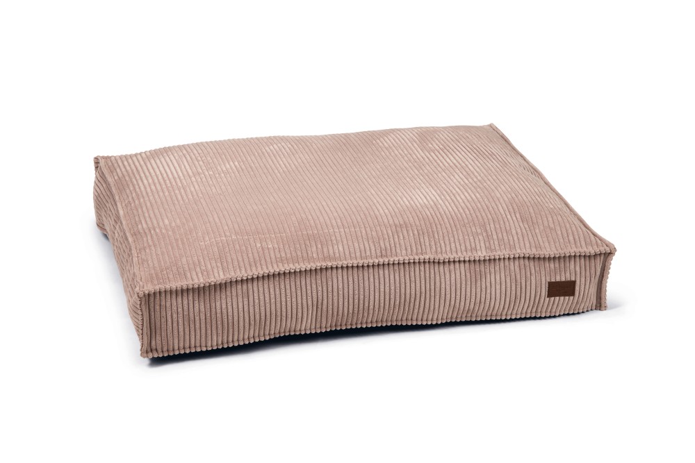 Designed by Lotte hondenkussen Ribbed Roze 100 x 70 cm