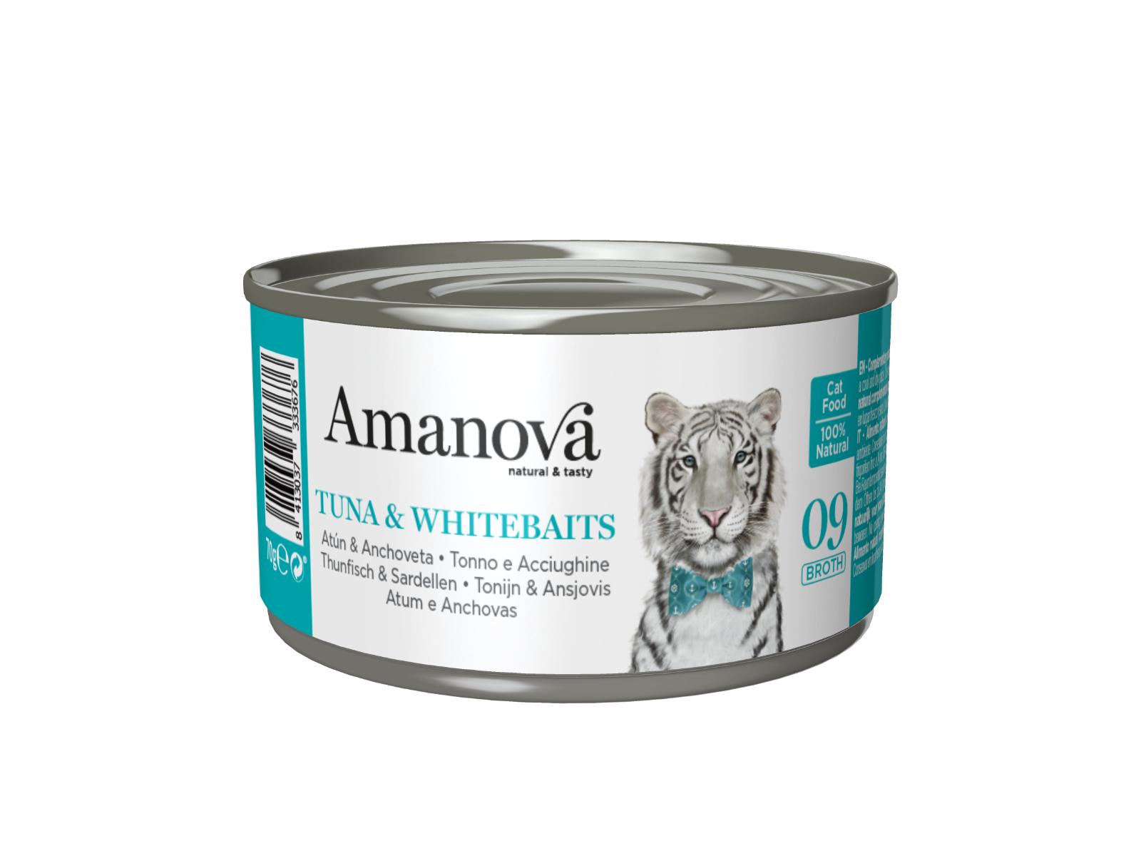 Amanova Cat Adult Tuna&Whitebaits Can 70 gram