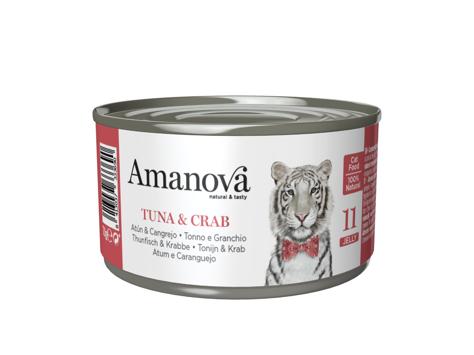 Amanova Cat Adult Tuna&Crab Can 70 gram