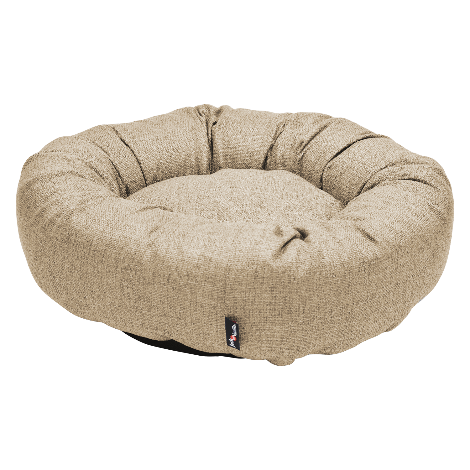 Jack and Vanilla Orthopedische Ronde Hondenmand Clifton Beige 70 x 70 x 20 cm