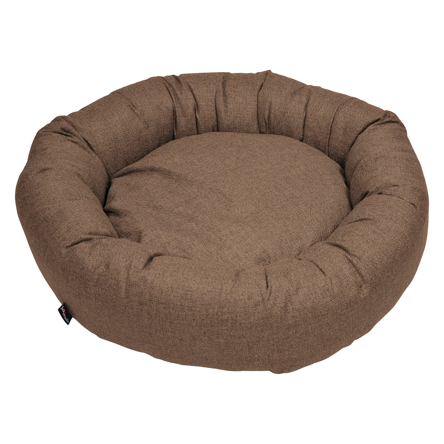 Jack and Vanilla Orthopedische Ronde Hondenmand Clifton Bruin 105 x 105 x 23 cm