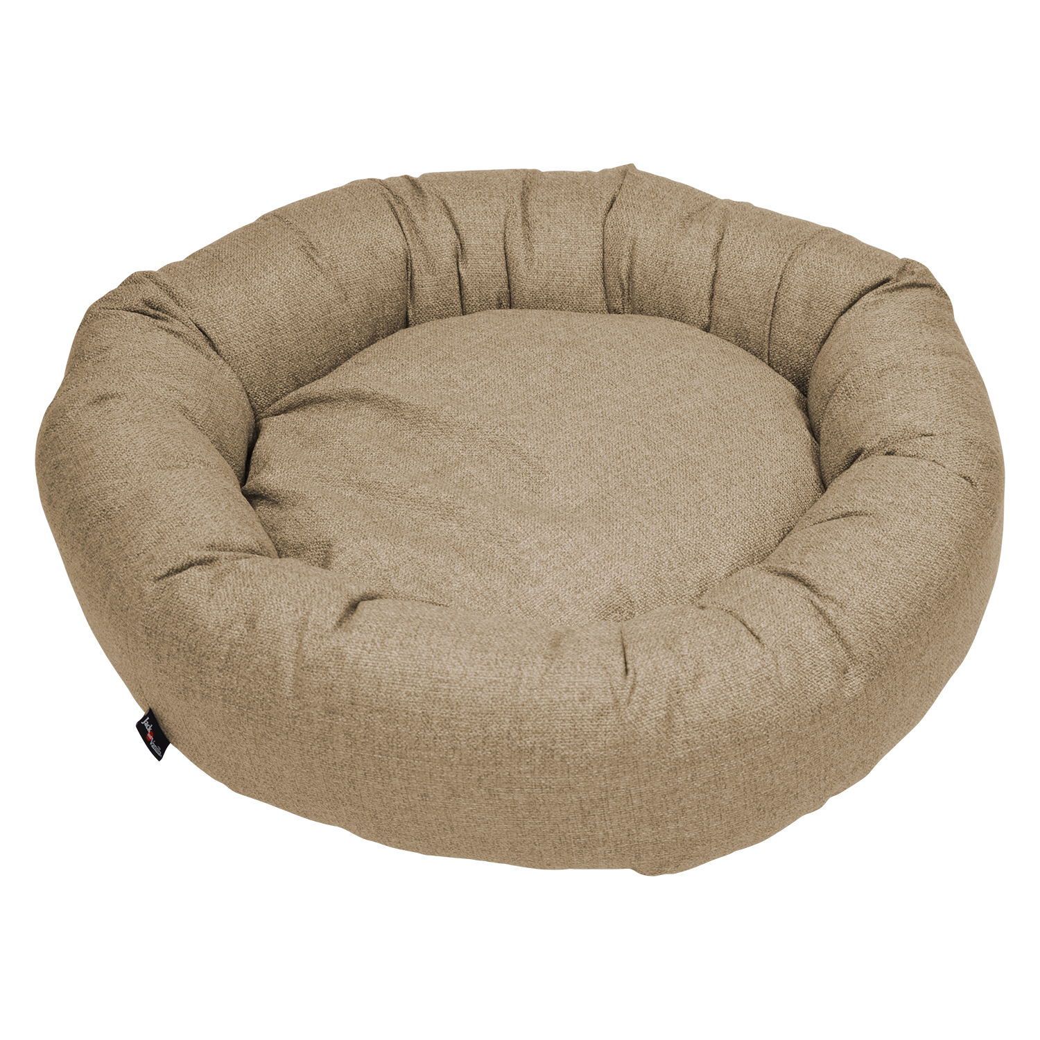 Jack and Vanilla Orthopedische Ronde Hondenmand Clifton Beige 105 x 105 x 23 cm