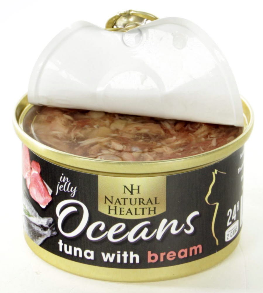 Natural Health Cat natvoer Ocean Tuna&Bream 85 gram
