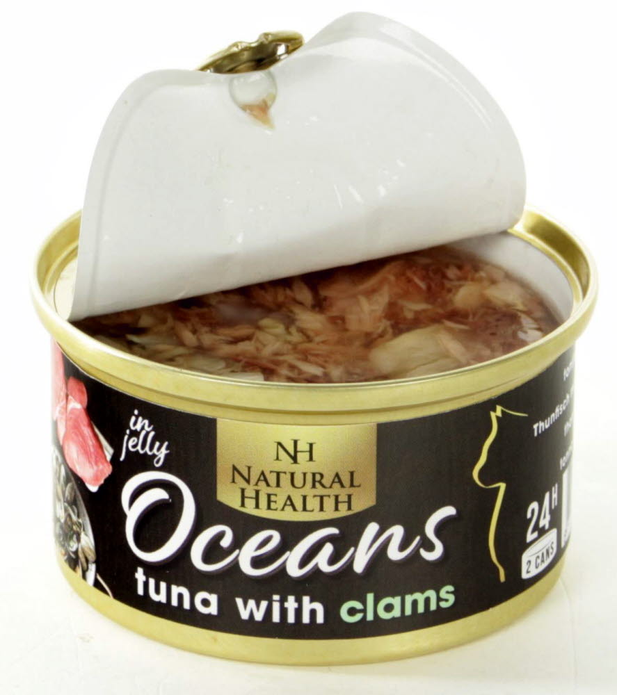 Natural Health Cat natvoer Ocean Tuna&Clams 85 gram