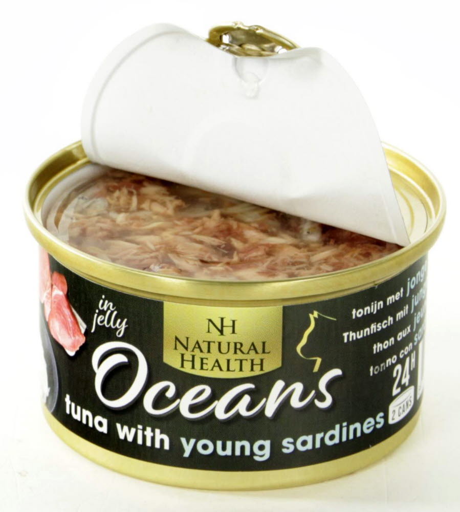 Natural Health Cat natvoer Ocean Tuna&Young Sardine 85 gram