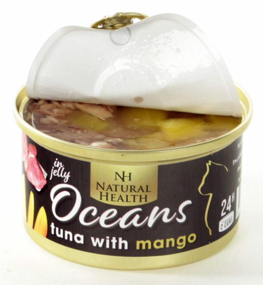 Natural Health Cat natvoer Ocean Tuna&Mango 85 gram