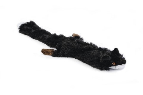 Beeztees Flatino Pluche Vos Zwart 52 cm