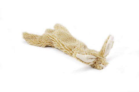 Beeztees Flatino Pluche Konijn Bruin 30 cm