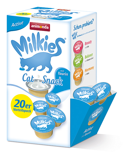 Animonda Milkies Kattenmelk Snack Active Display 20 stuks 15 gram