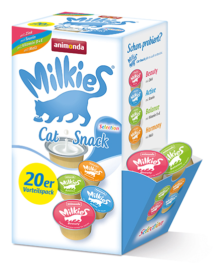 Animonda Milkies Kattenmelk Snack Selection Display 20 stuks 15 gram