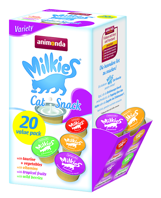 Animonda Milkies Kattenmelk Snack Variety Display 20 stuks 15 gram