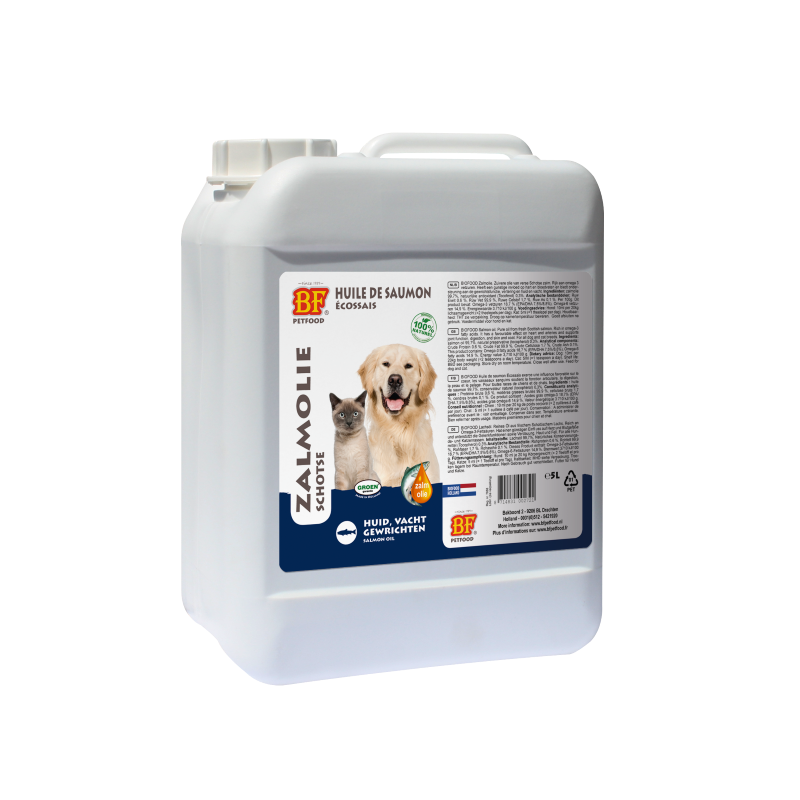 BF Petfood Omega+ Schotse Zalmolie 5 Liter