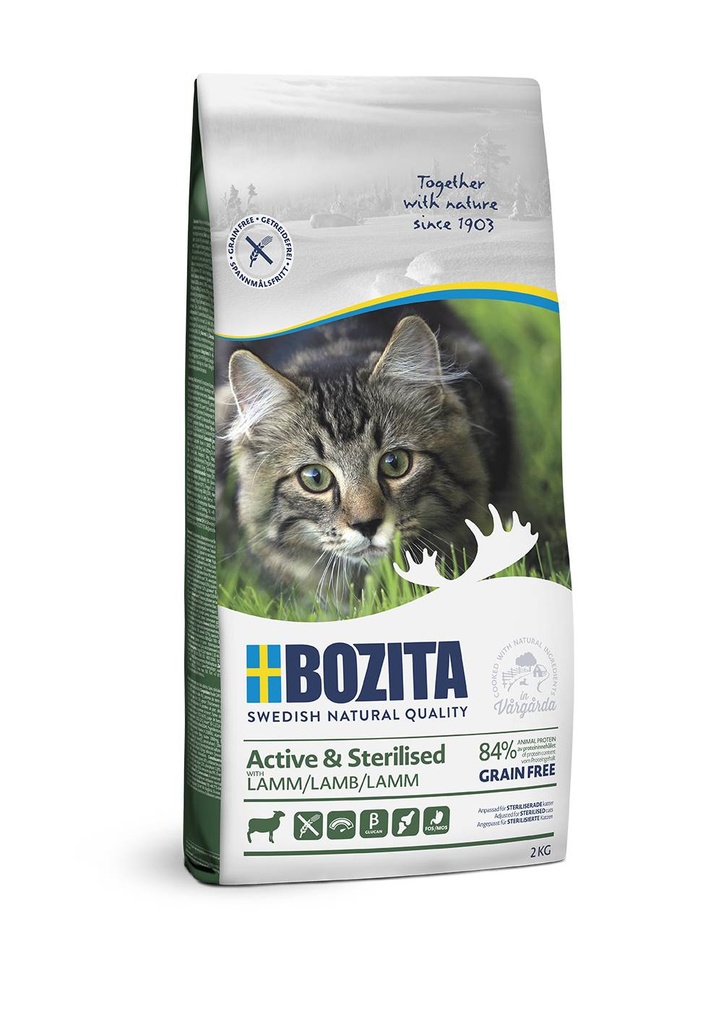 Bozita Grain Free Feline Active & Sterilised 2 kg