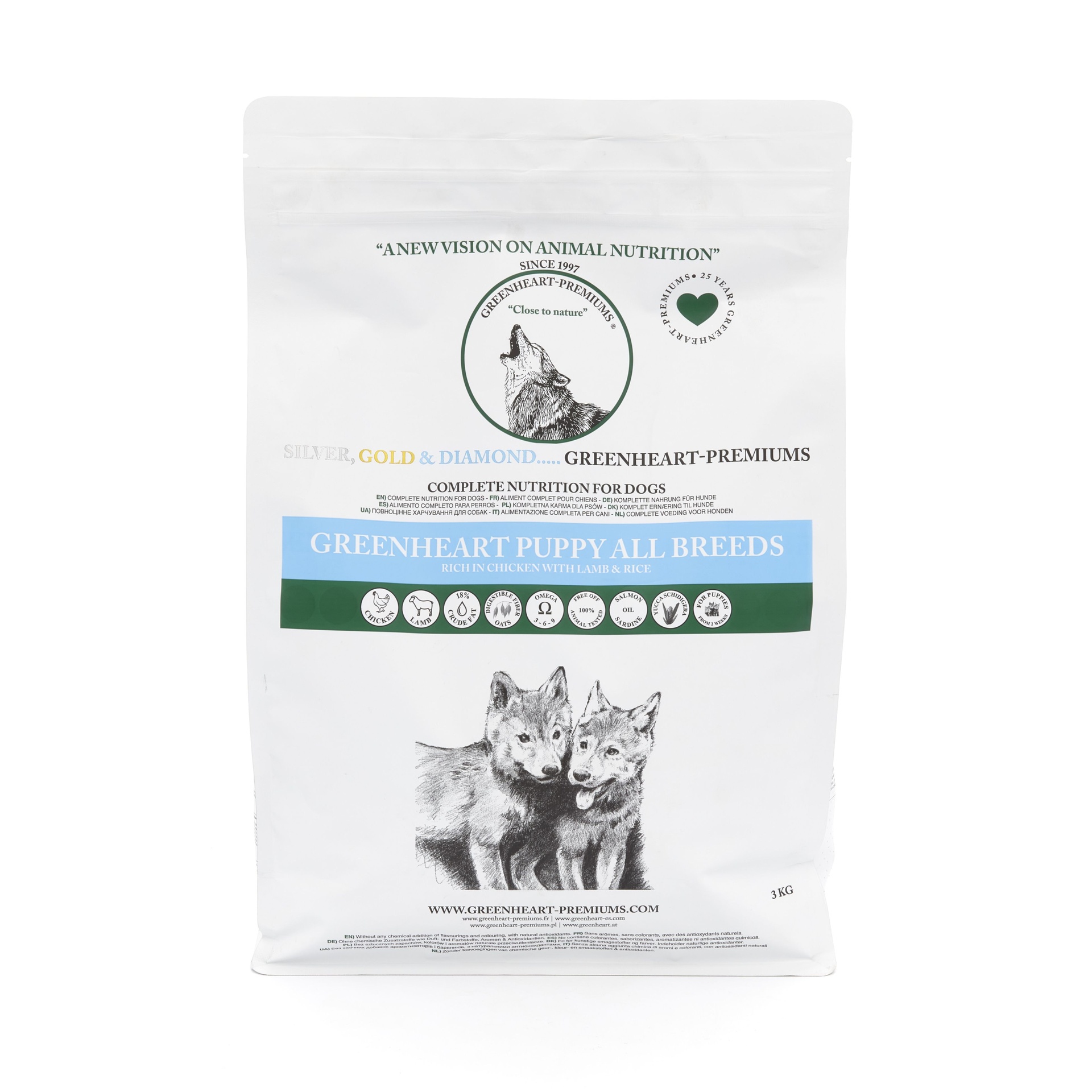 Greenheart hondenvoer Puppy All Breeds 3 kg