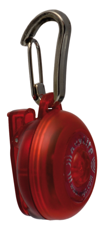Rogz RogLite Lampje 3,1 cm Rood