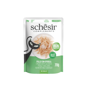Schesir Complementary Kat Pouch Gelei Kip & Zeebaars 70 gram