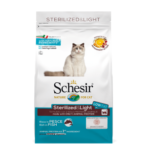 Schesir Kattenvoer Sterilized & Light Vis 1,5 kg