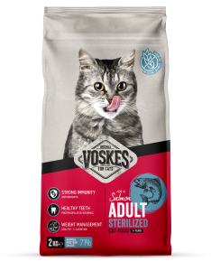 Voskes kattenvoer Adult Sterilized Zalm 2 kg