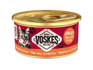 Voskes kattenvoer Gelei Tonijn&Garnalen 85 gram