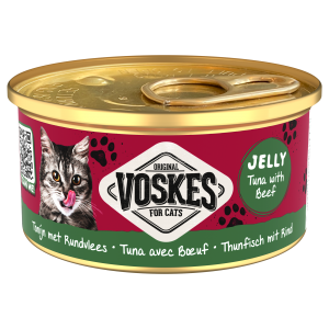 Voskes kattenvoer Gelei Tonijn&Rundvlees 85 gram