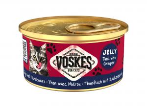 Voskes kattenvoer Gelei Tonijn&Tandbaars 85 gram