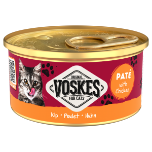 Voskes kattenvoer Paté Kip 85 gram