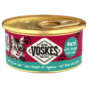 Voskes kattenvoer Paté Kip&Lam 85 gram