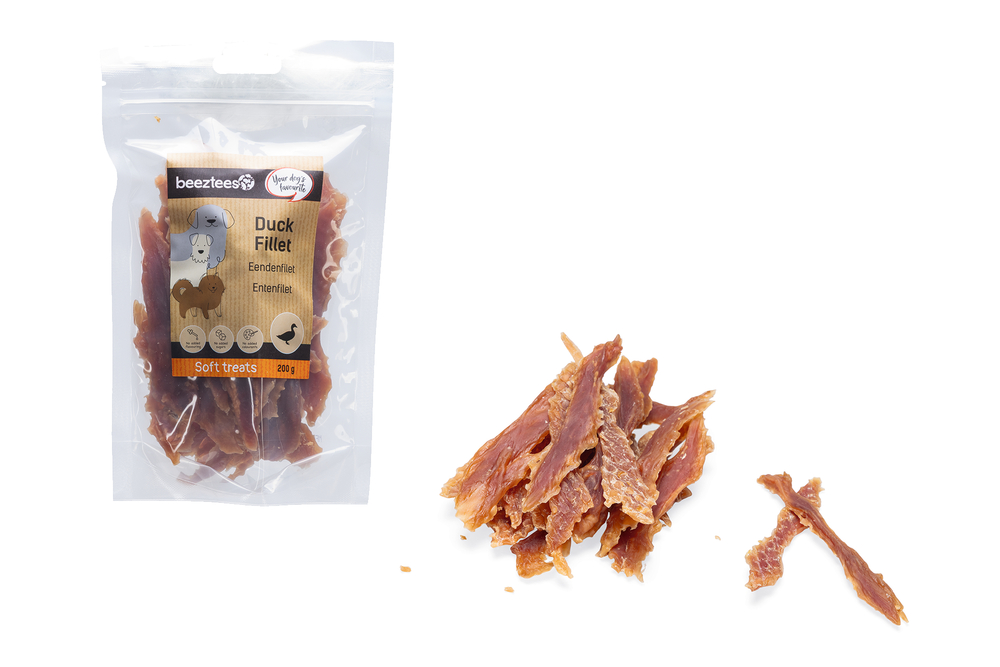 Beeztees Hondensnack Eendenfilet 200 gram