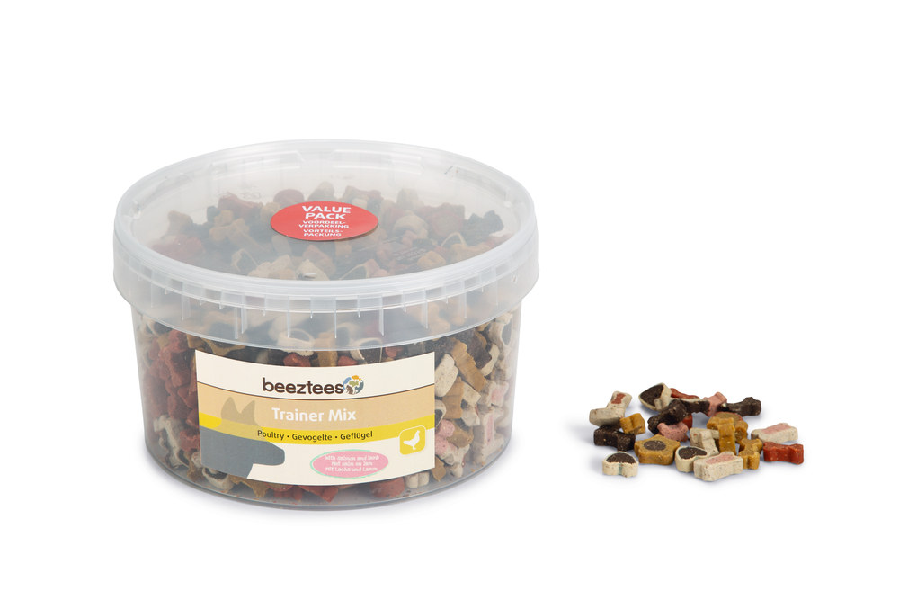 Beeztees Hondensnack Trainer Mix Voordeelemmer 1400 gram