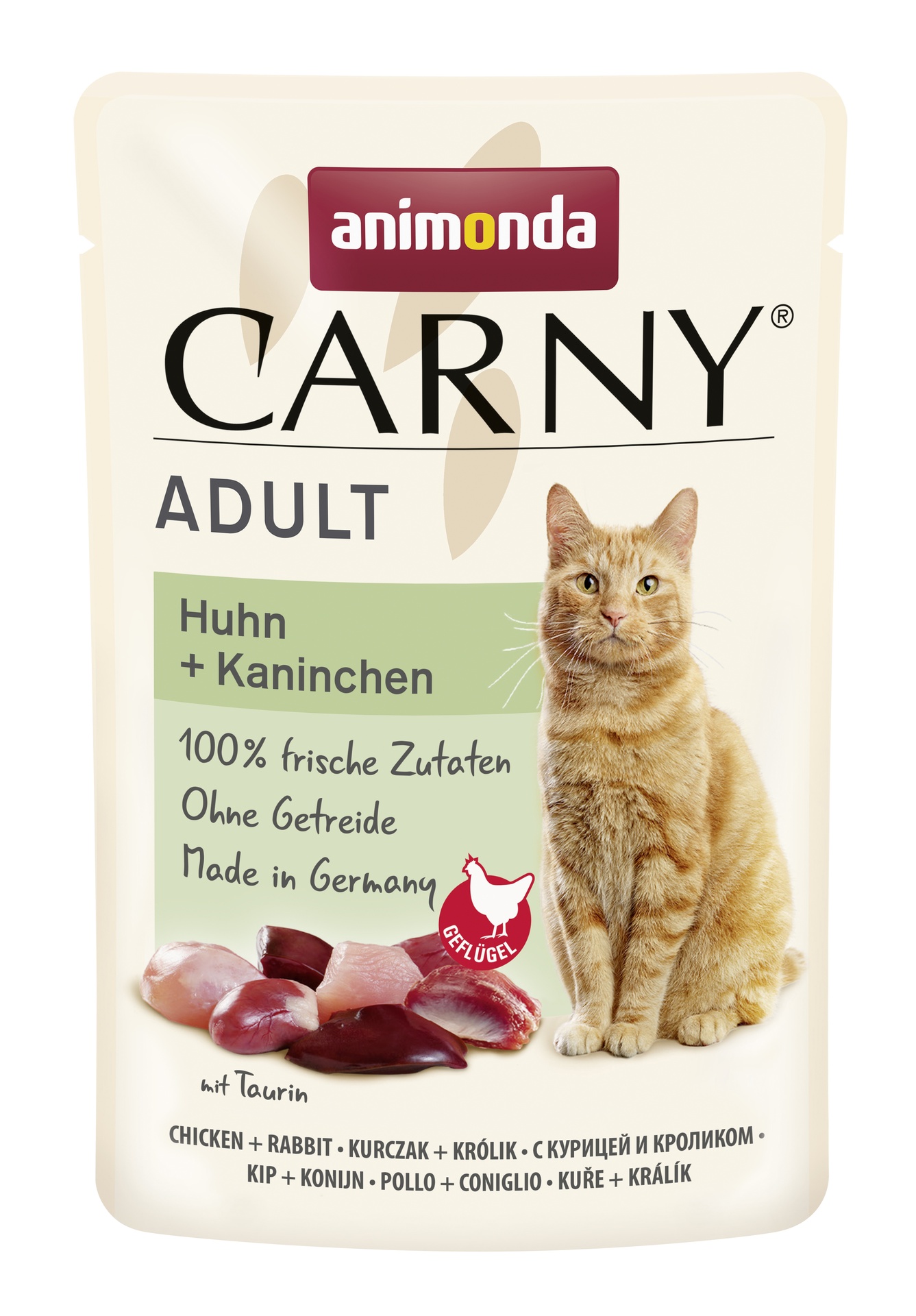 Animonda Carny Kattenvoer Pouch Adult Kip/Konijn 85 gram