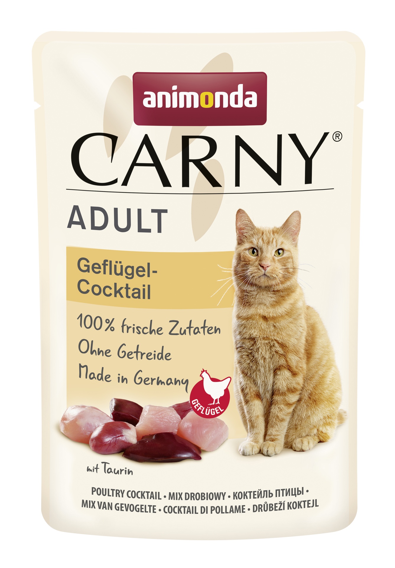Animonda Carny Kattenvoer Pouch Adult Gevogelte Cocktail 85 gram