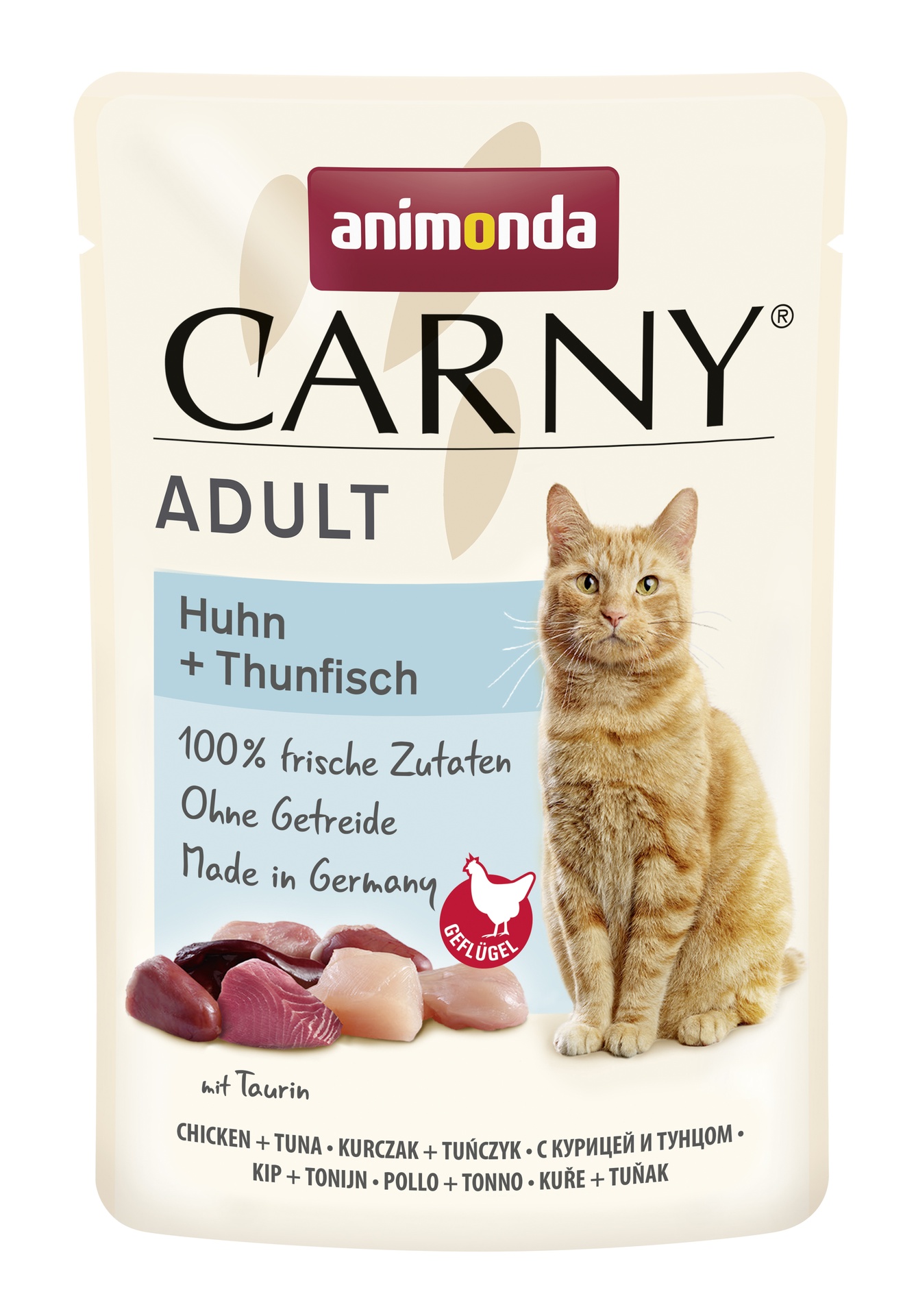 Animonda Carny Kattenvoer Pouch Adult Kip/Tonijn 85 gram