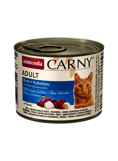 Animonda Carny Kattenvoer Rund/Kabeljauw/Perselie 200 gram