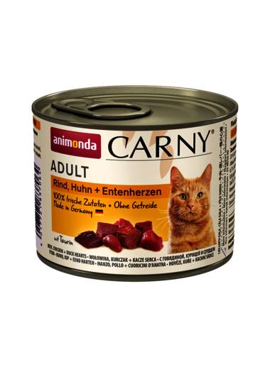 Animonda Carny Kattenvoer Rund/Kip/Eend 200 gram