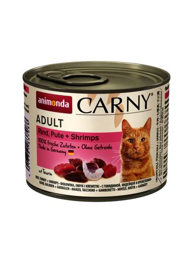 Animonda Carny Kattenvoer Rund/Kalkoen/Garnalen 200 gram