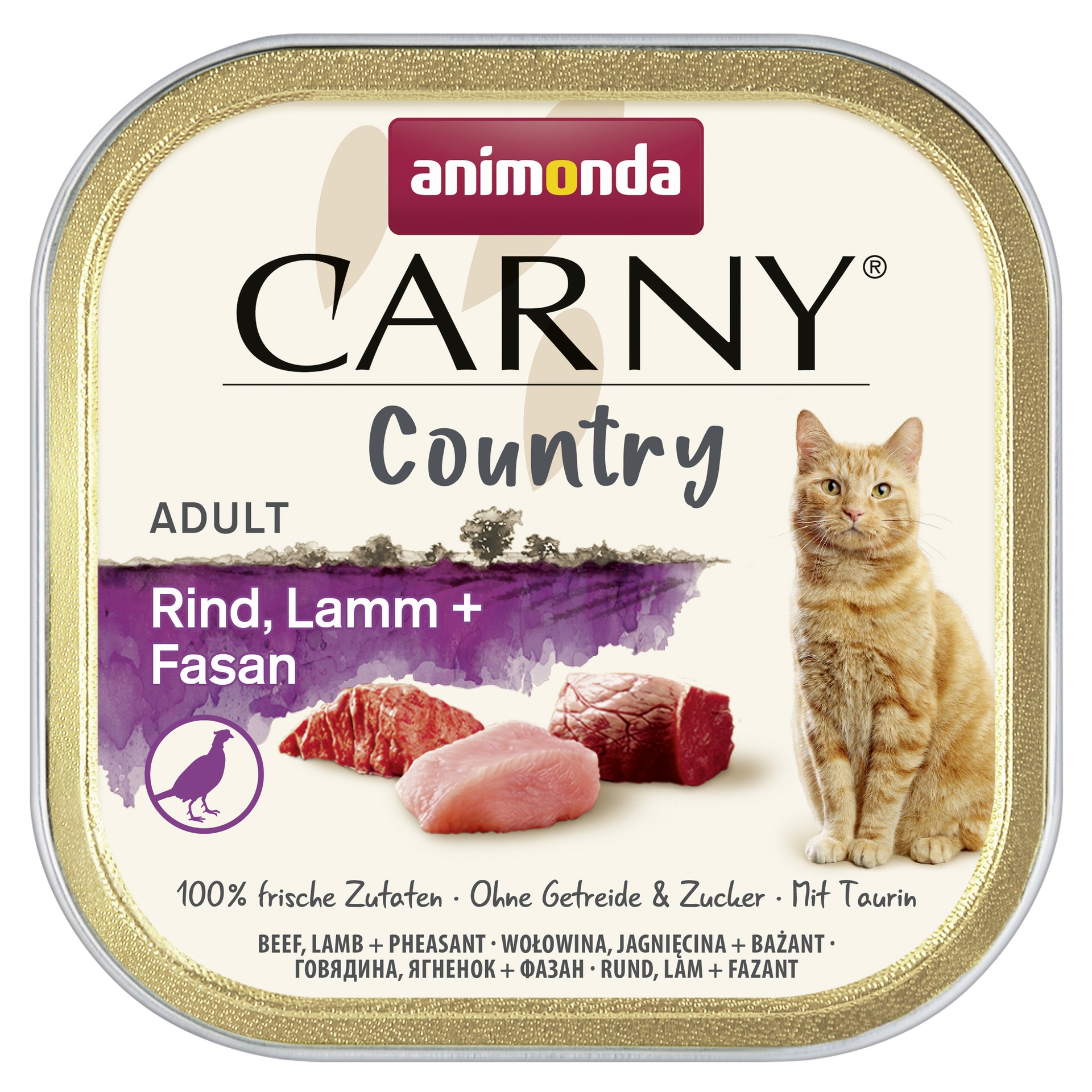 Animonda Carny Country Kattenvoer Rund/Lam/Fazant 100 gram