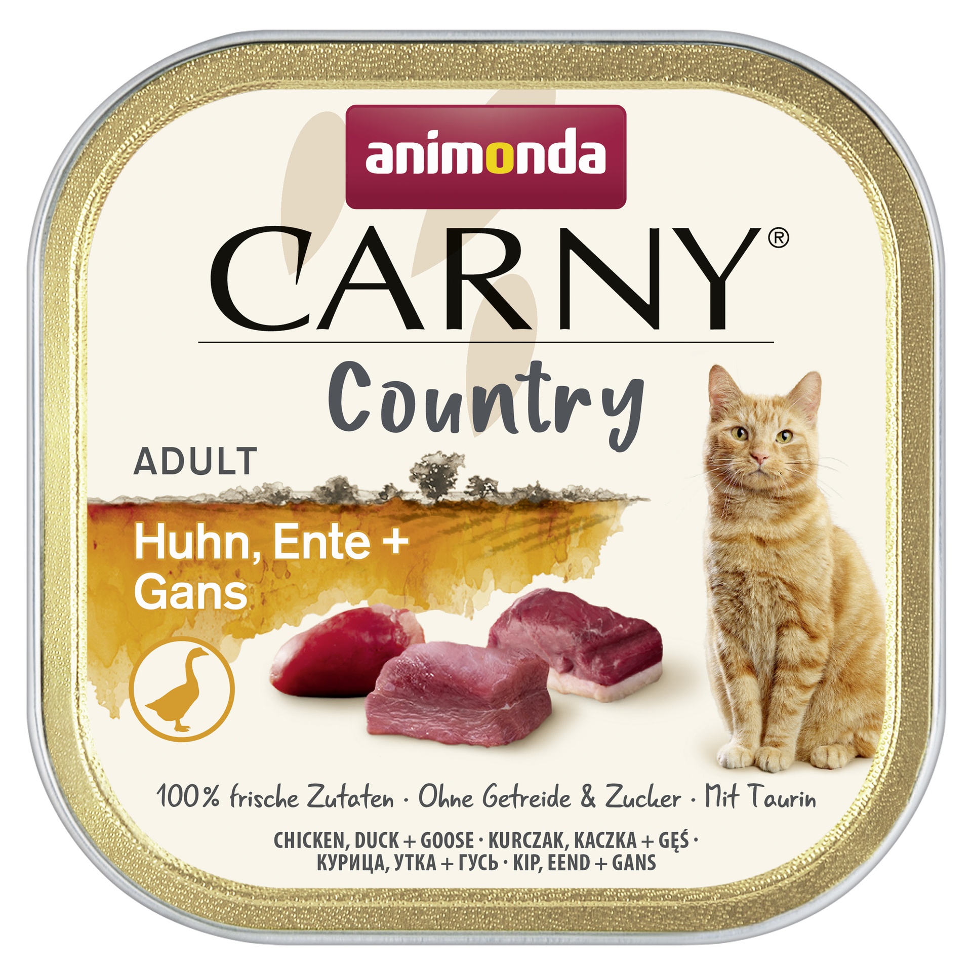 Animonda Carny Country Kattenvoer Kip/Eend/Gans 100 gram