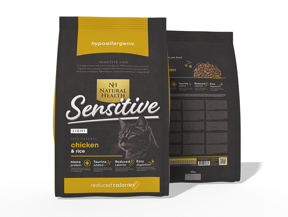 Natural Health Kattenvoer Reduced Calories/Light Sensitive Chicken 10 kg