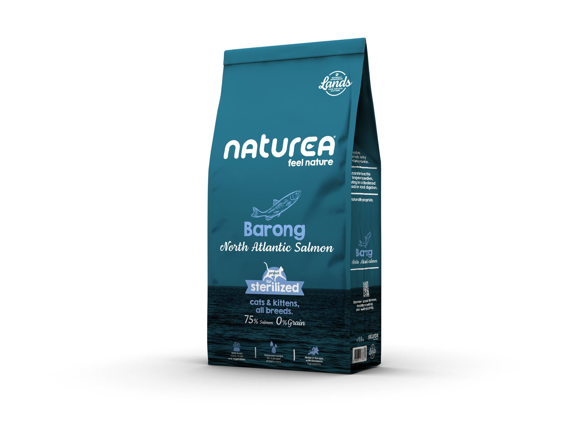 Naturea Grainfree Cat Lands Barong North Atlantic Salmon 1,6 kg