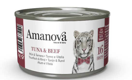 Amanova Cat Adult Tuna&Beef Can 70 gram