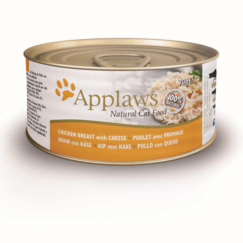 Applaws natvoer Cat Chicken Breast&Cheese 70 gram