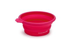 BEEZTEES SILICONEN INKLAPBARE EETBAK ROZE KLEIN