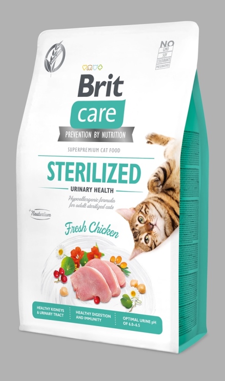 Brit Care Cat Grainfree Adult Sterilized Urinary Health Fresh Chicken 7 kg