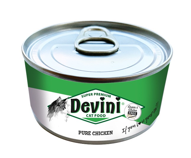 Devini Grain Free Pure Chicken for Cats 70 gram