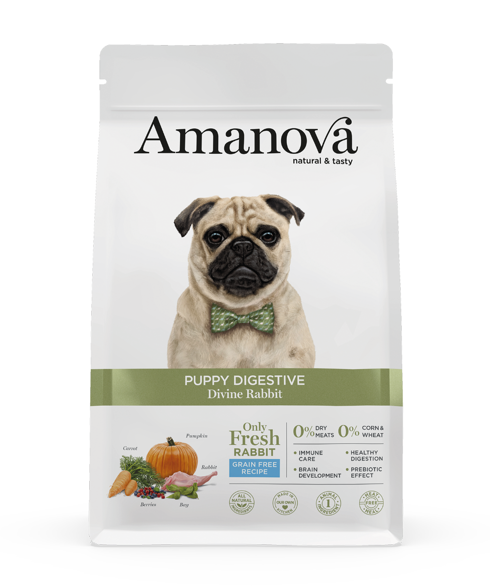 Amanova Dog Puppy Digestive Divine Rabbit Grain Free 2 kg