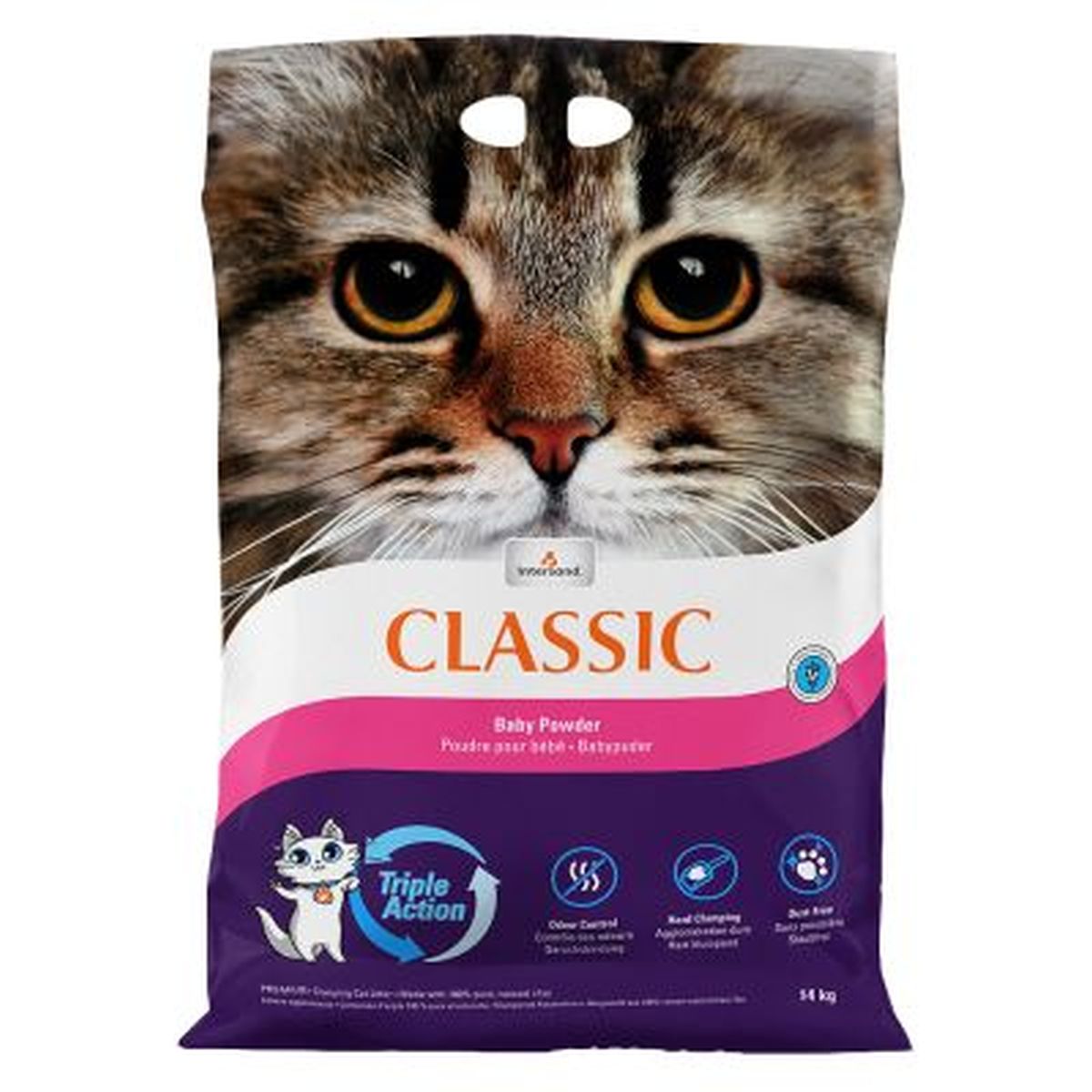 Intersand Extreme Classic Babypoeder kattenbakvulling 14 kg.