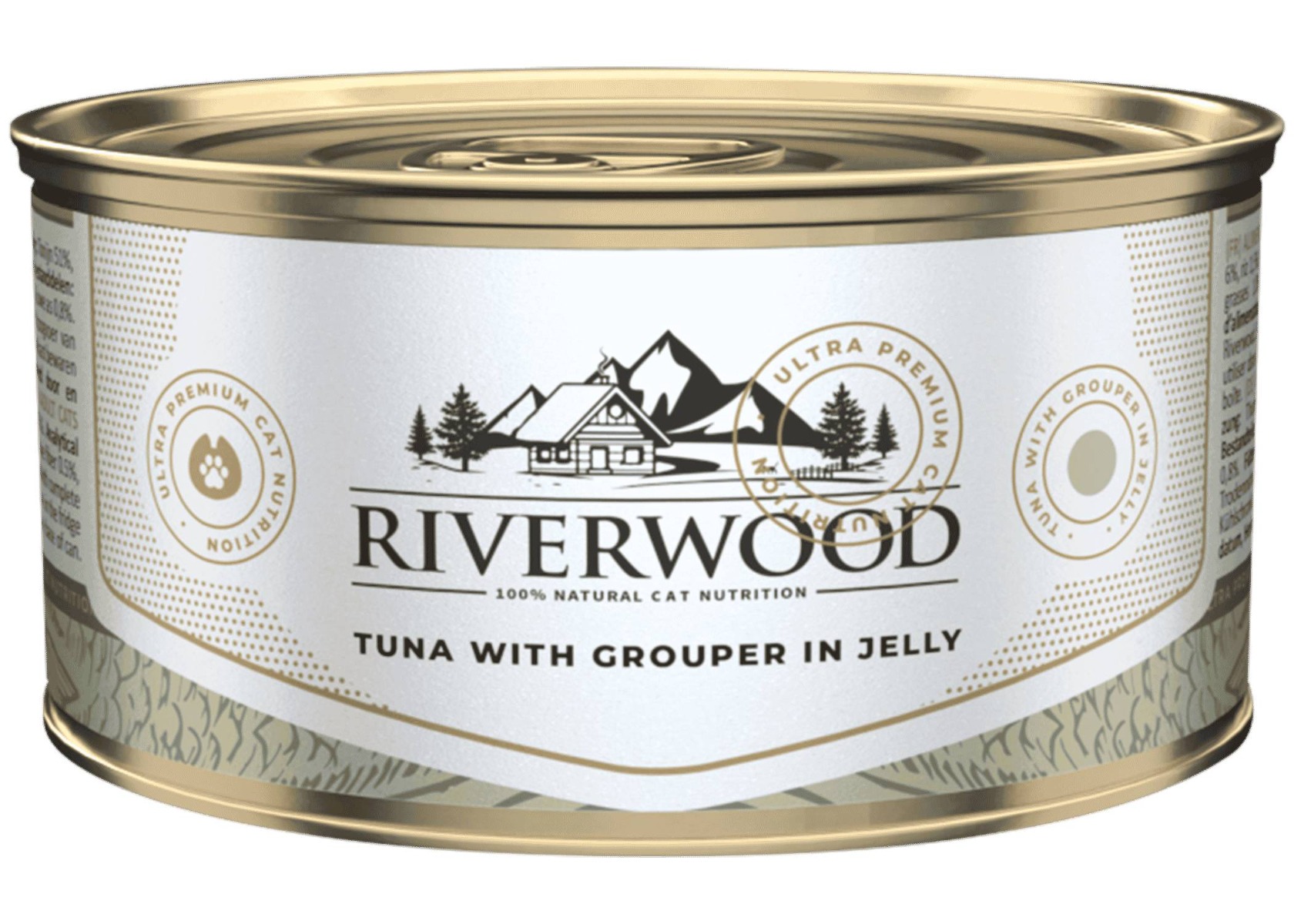 Riverwood natvoer Caviar for Cats Tuna With Grouper in Jelly 85 gram