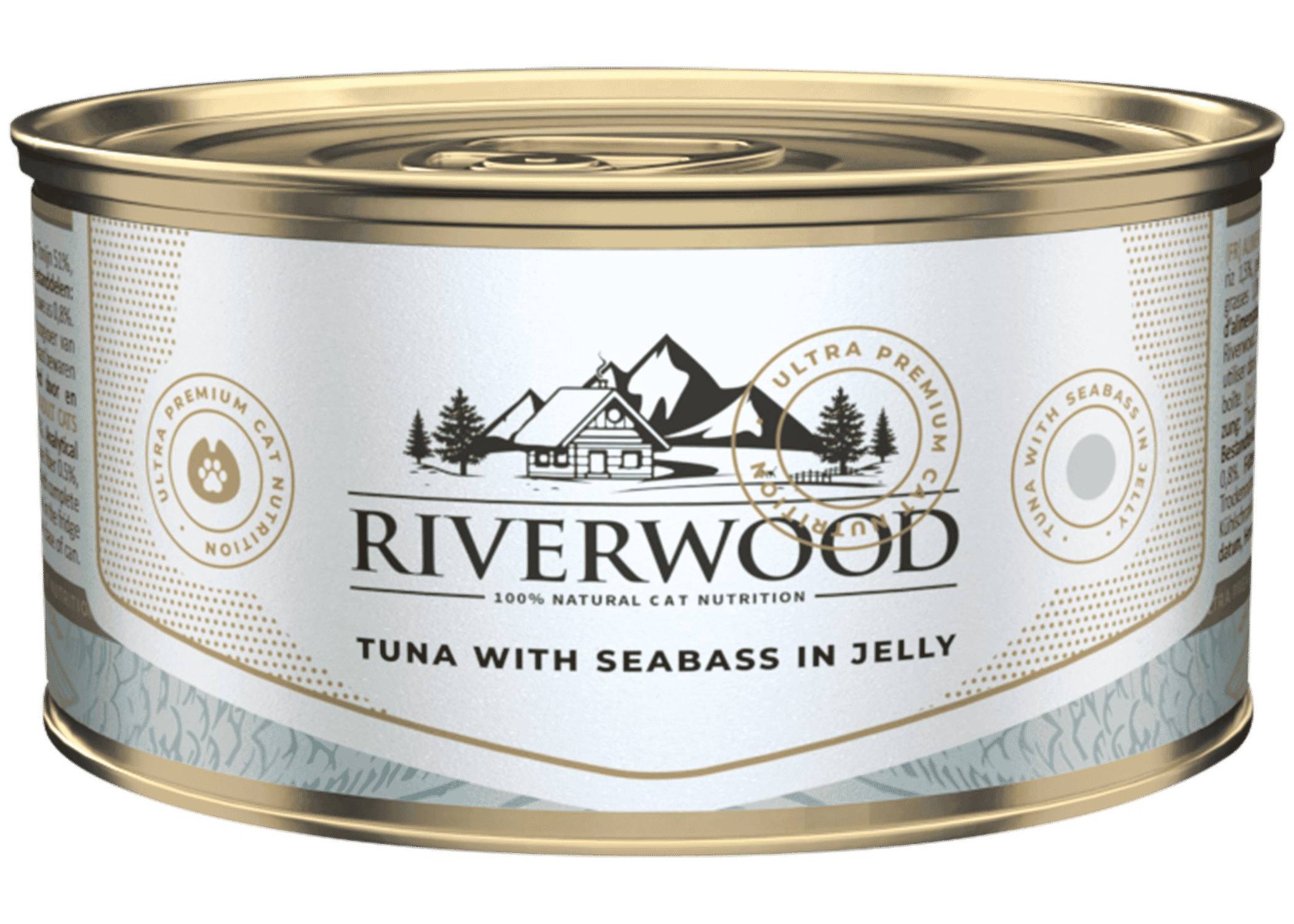Riverwood natvoer Caviar for Cats Tuna With Seabass in Jelly 85 gram