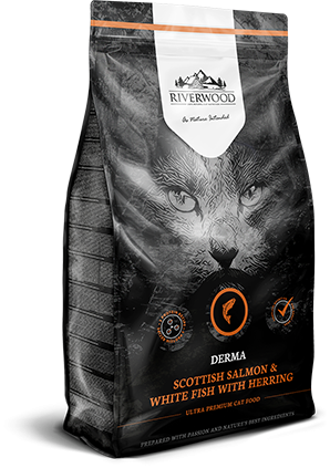 Riverwood Cat Derma Scottish Salmon, White Fish with Herring 2 kg